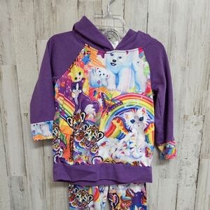 💝 Colorful Animal Print Hoodie and Pants Set
